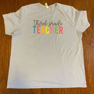 Third grade teacher shirt. Size 2 xl Very soft fabric.